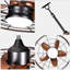 Ventilateur de plafond extérieur imperméable de 24 po avec ensemble d'éclairage à DEL à intensité variable, télécommande à 6 vitesses à moteur CC à brancher et commande APP