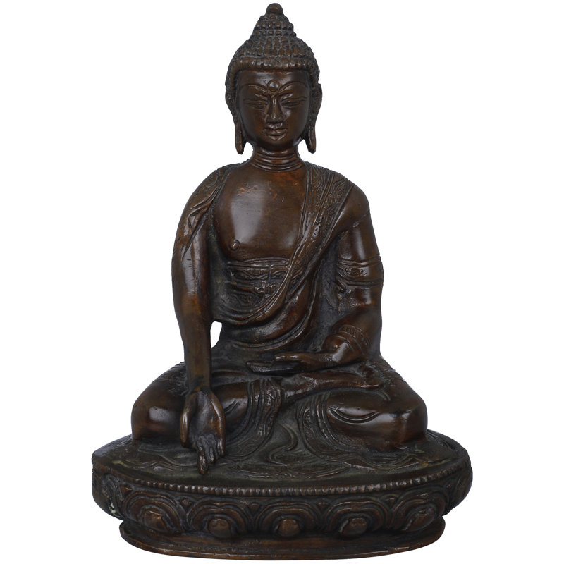 Figurine de divinité bouddhiste tibétaine Ratnasambhava