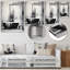 «Bathroom Minimalist Elegance I» - Art mural en métal pour salle de bain-101155212