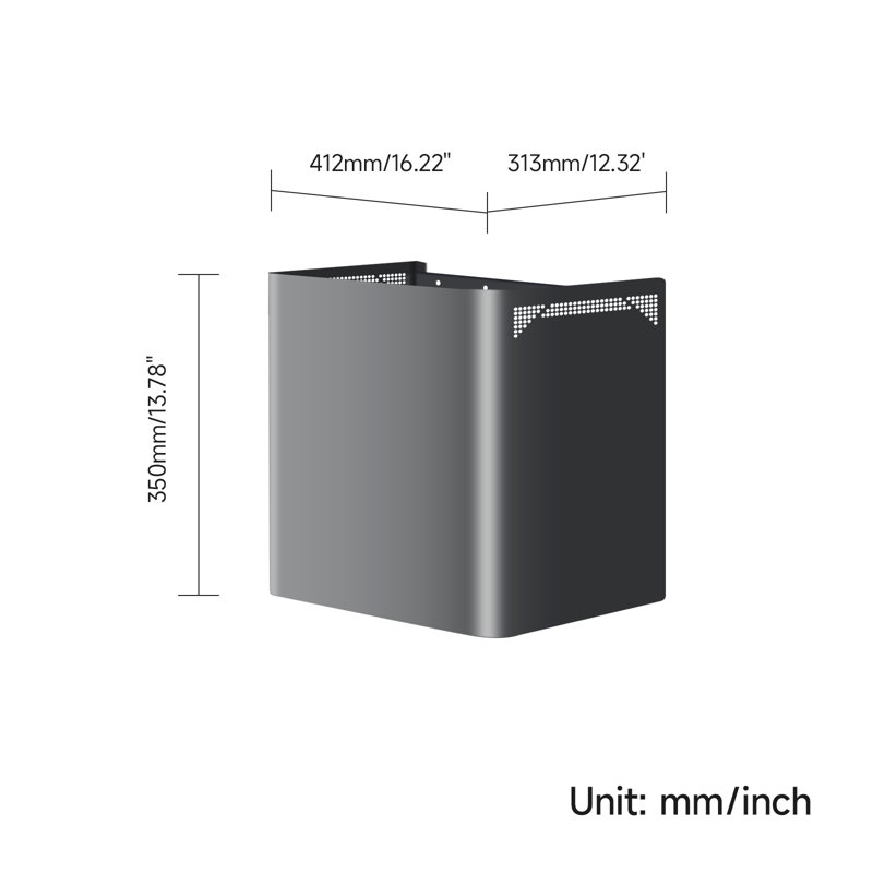 13 Inch Range Hood Extension For Wall Mount Stainless Steel Chimney Duct Adjustable Cover Ceiling