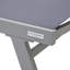 Chaise longue d'extérieur en métal avec table-88151117