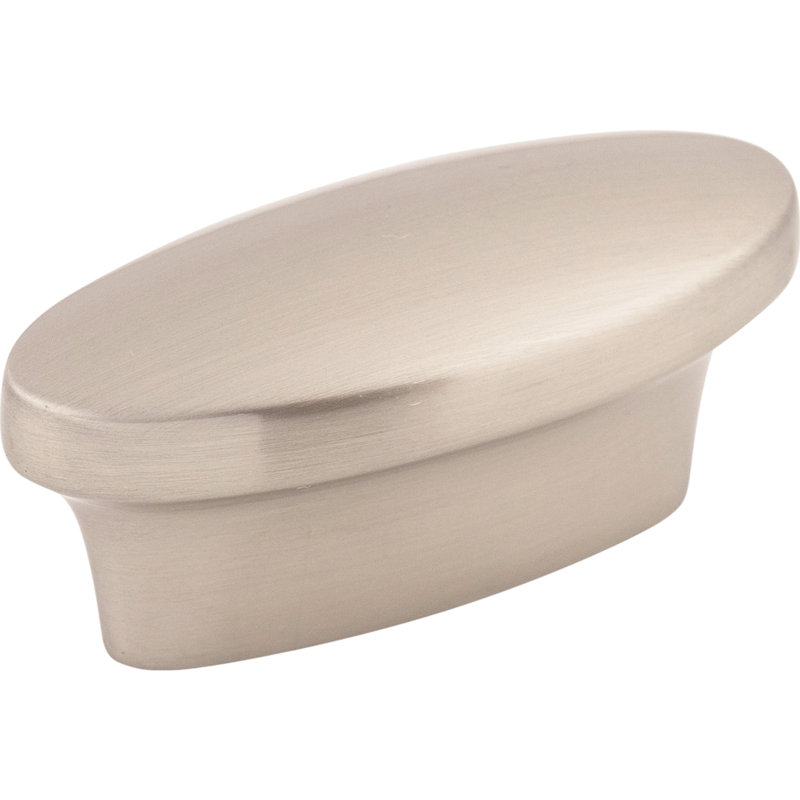 Oval 5/8" Center to Center Bar pull, Brushed Satin Nickel