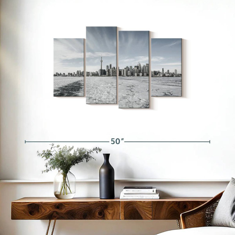 Sireci Toronto Winter Skyline, 22" H x 36" W