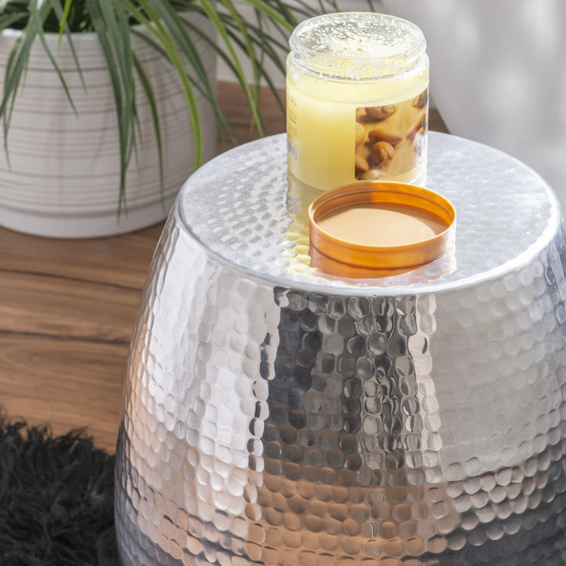 Trosper End Table, Aluminum