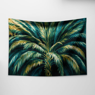Hawaiian Fan Palm Wall Tapestry