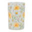 Porte-bougie à motif floral givré