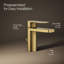 Robinet de salle de bain monotrou avec drain-93457514