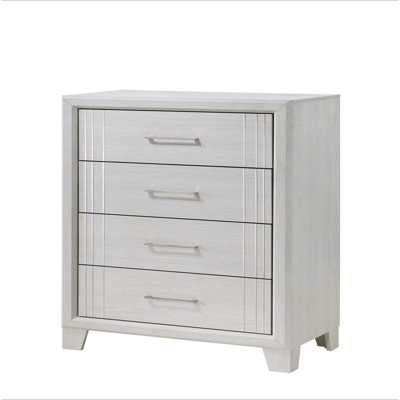 Armoire de chevet contemporaine à 4 tiroirs 1Pc