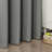 Soft Polyester 100% Blackout With Liner Grommet Curtain Pair-1438681326-1438681322