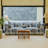 Italian Light Luxury Simple Blue Sofa