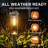 Solar Pathway Lights, Solar Lights Outdoor Garden Lights Waterproof 2-in-1 Bright Solar Pat