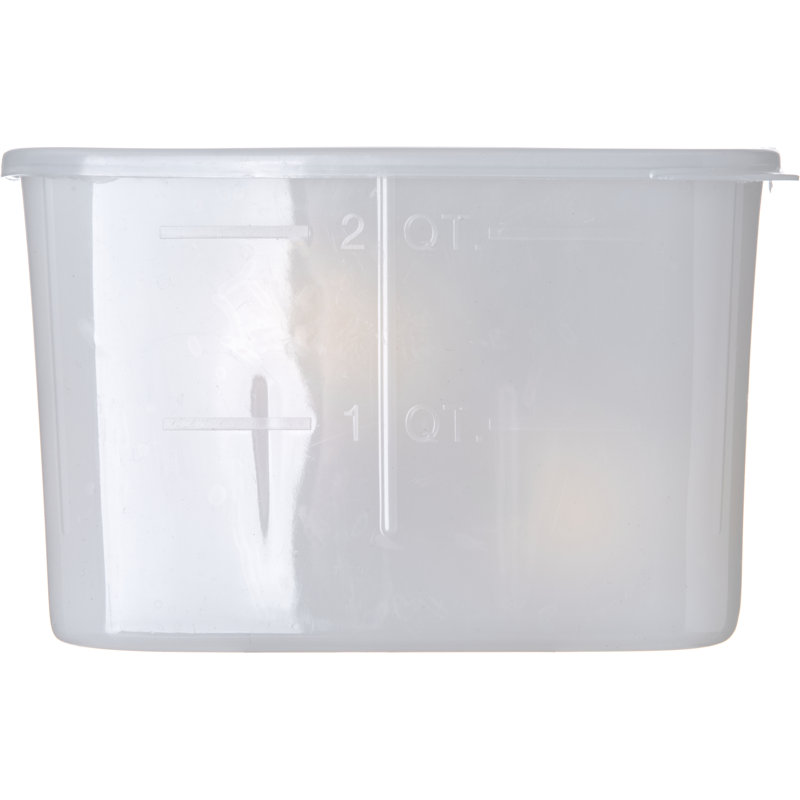 Carlisle Food Service Products StorPlus Square Plastic Food Storage Container