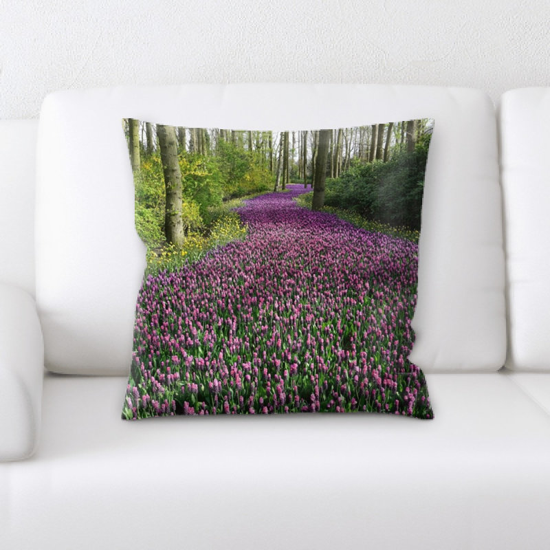 Microsuede Reversible Throw Pillow