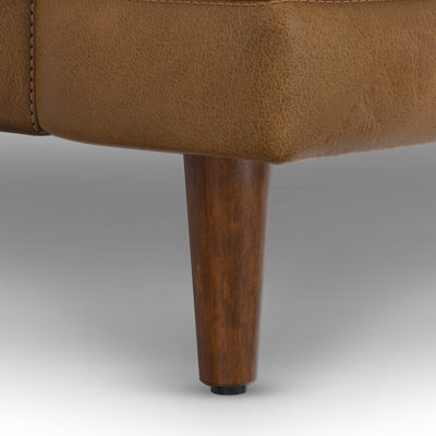 90" Sofa - Caramel Brown