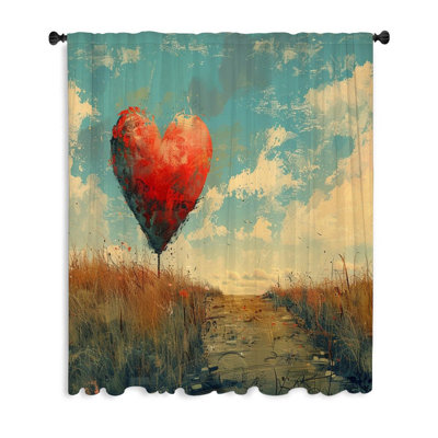 Rideaux de fenêtre Heart Heartoon