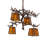 Jamyson 4 - Light Geometric Chandelier