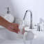 Robinet de salle de bain à 2 poignées avec drain-105646285