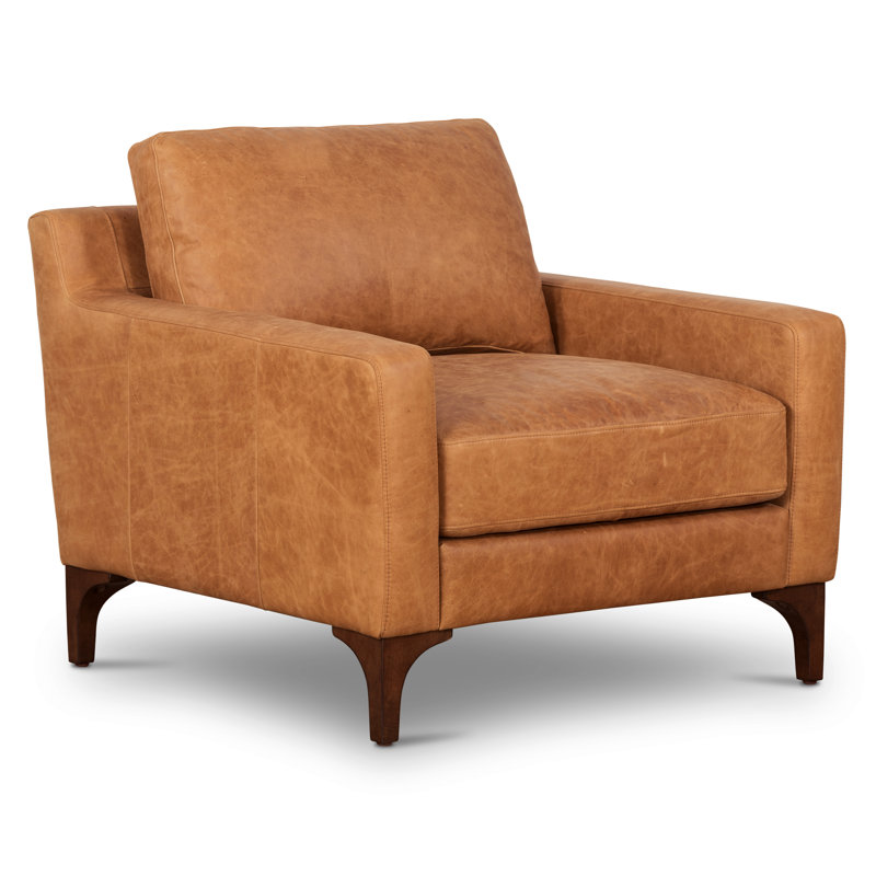 Union Rustic Sorrento Full-Grain Genuine Italian Leather Accent