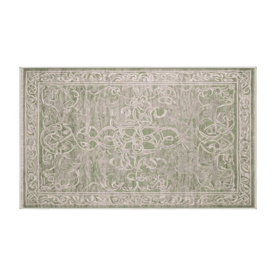 Machine Washable Beige Area Rug