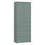 Modern 2-door, 4-drawer cabinet unit, engineered wood, 74.5 cm W x 191.9 cm H x 34.9 cm D-124888799