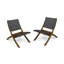 Ensemble de 2 chaises pliantes HUNTSVILLE