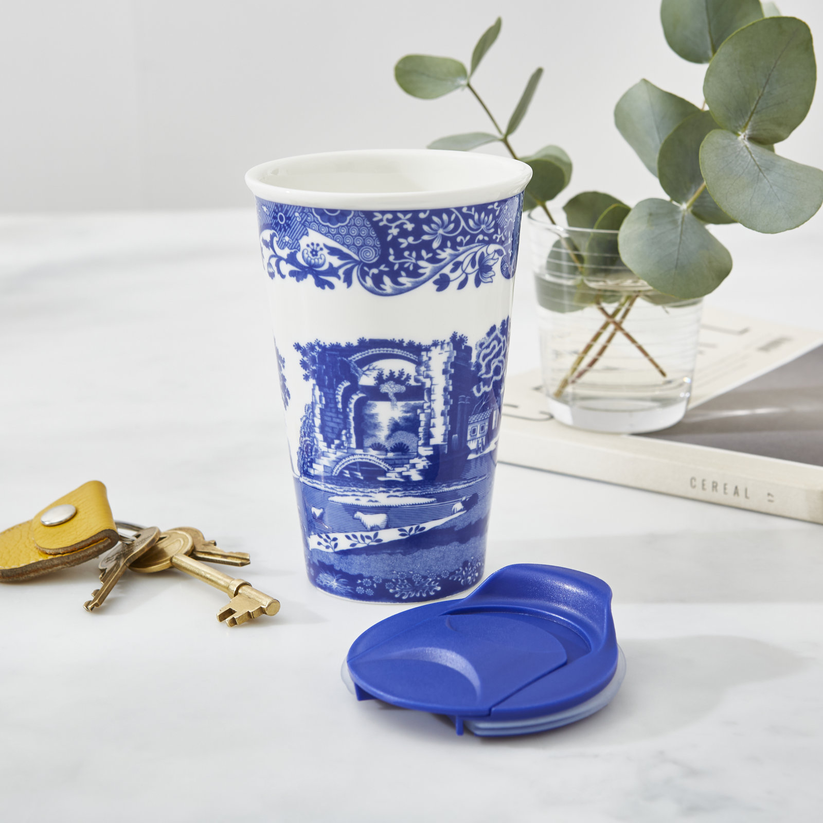 Blue Italian Porcelain Mug