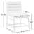Nicco Cream Polyester Dining Chair (Set of 2)