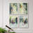 Nature's Elements I - 4 Piece Single Picture Frame Print on Canvas-89441367-89441326