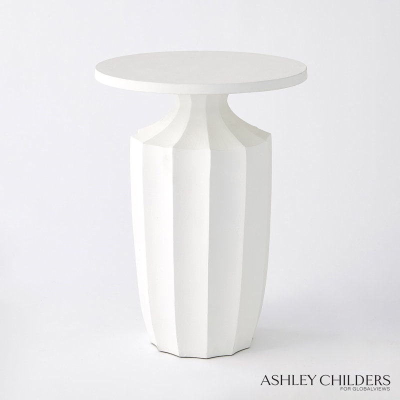 Emporium Home End Table, White