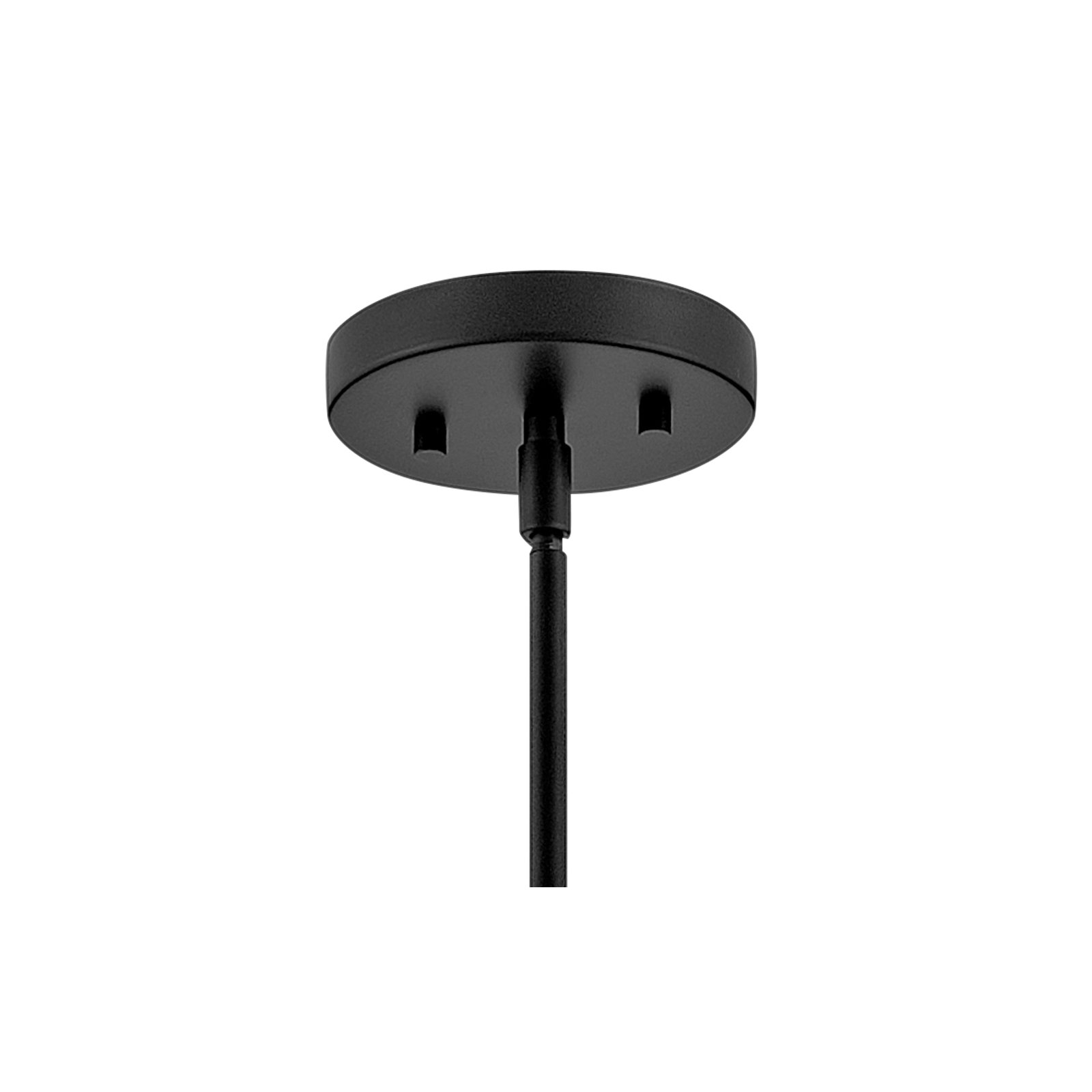 Carlene Single Light Glass Pendant, Black