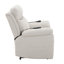 Fauteuil inclinable électrique en microfibre Chriki