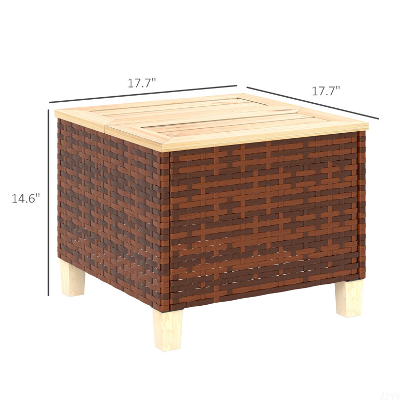 Small Outdoor Table,End Table,Outdoor Side Table