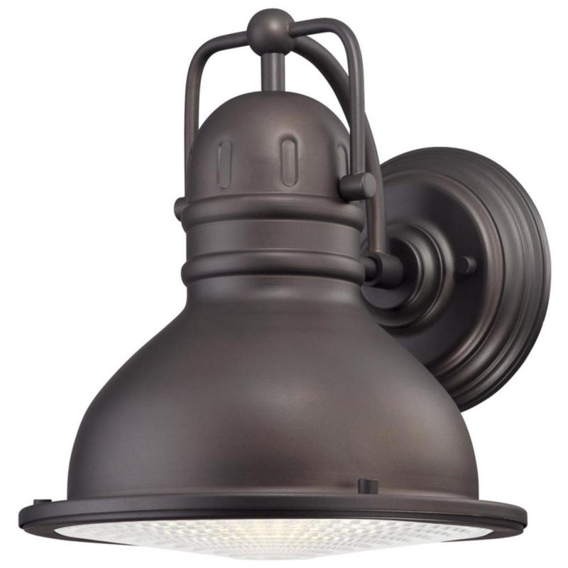 Orson One-Light Dimmable LED, Oil Rubbed Bronze Finish with Frosted Prismatic Lens, 11.61" H x 10.63" W x 11.61" D