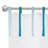 Voile  Muti Colors Tie Tab Curtain Pair-538004850-538004854