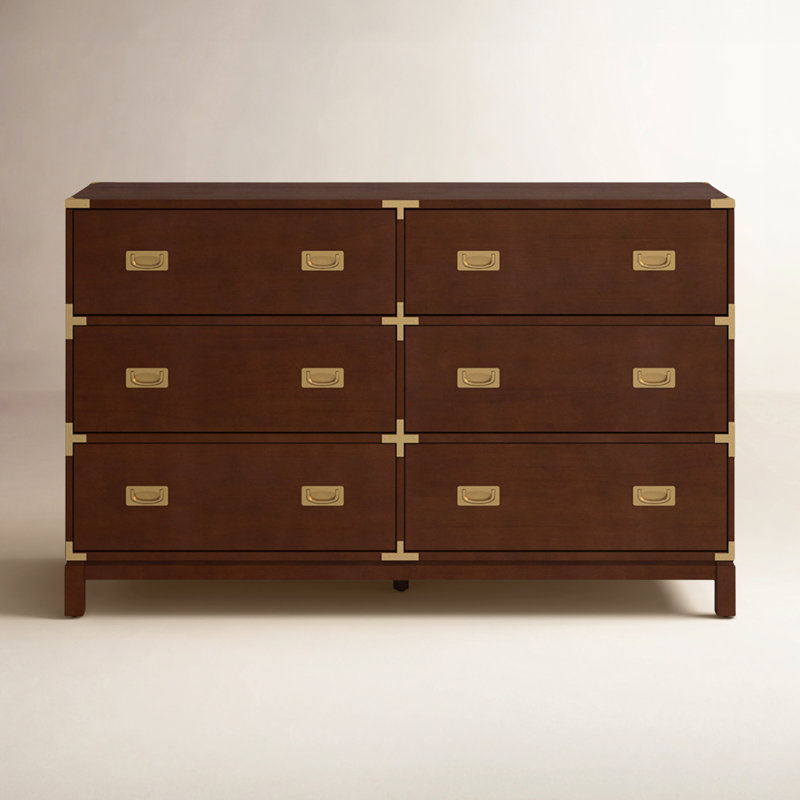Commode 6 tiroirs Dania, Espresso