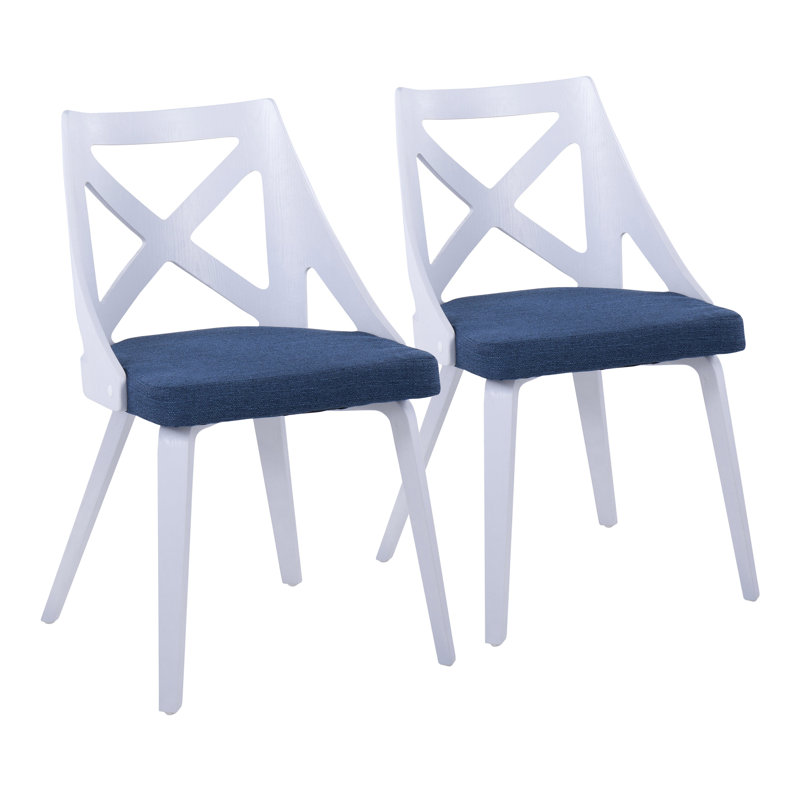 18.75'' H Upholstered Side Chair, Blue