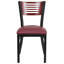 Chaise d'appoint à dossier en lattes de bois Prompton-1866246604-1866246607