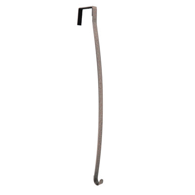 High Profile Embossed Holly Pattern Wreath Hanger