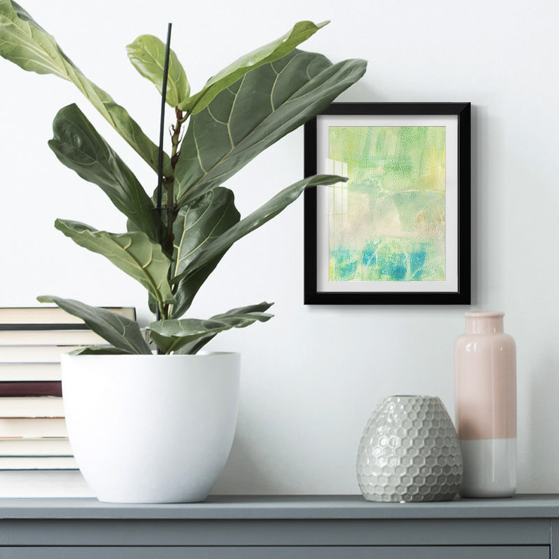 Serus I -Framed Print, Black