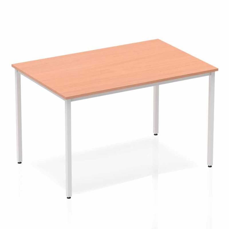 Kyvan Rectangle Conference Table, Beech, 72.5cm H x 120cm L x 80cm D