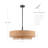 Fagundes 5 - Light Dimmable Drum Shaded Chandelier