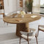 Table de conférence 55 "ovale avec base en bois pour 6 personnes
