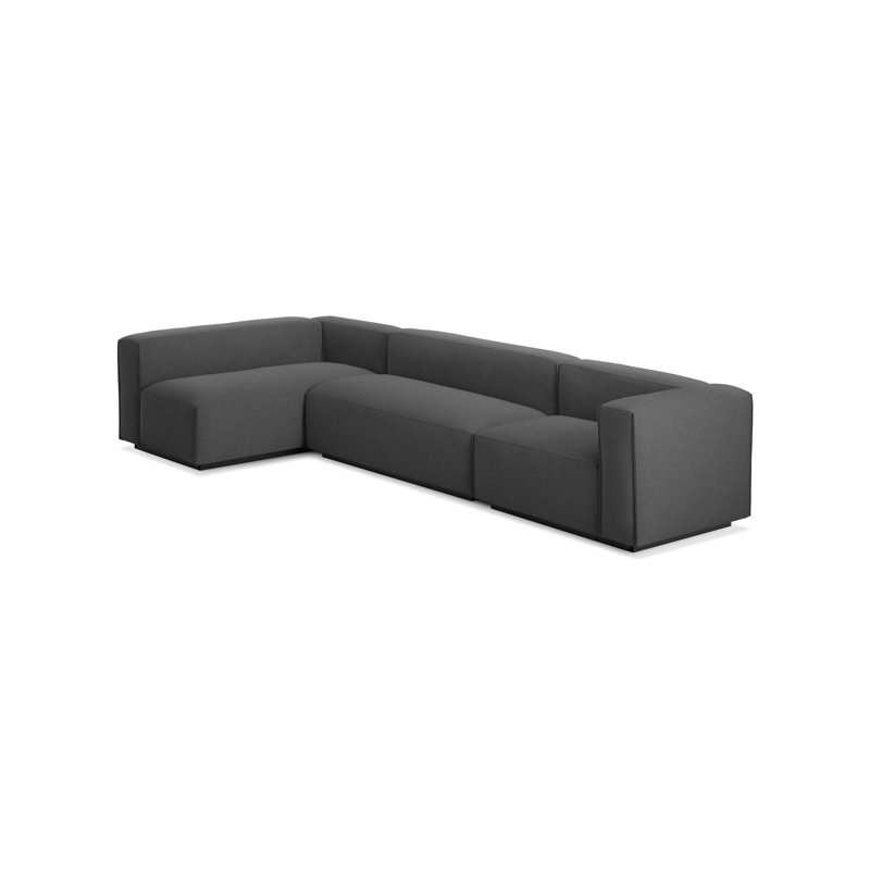 Cleon Modular Sectional, Maharam Meld in Panda, Right Hand Facing