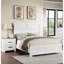 White 2 Bedside Table For Bedroom - Convenient Assembly Modern Nightstand In User-