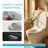 Fully Automatic Radar Sensing Intelligent Toilet Seat, Touch-Free Auto Open/Close Lid, Instant Heating, Rear Wash & Lady Wash, Self-Cleaning Nozzle, LED Display, Night Light, Soft-Close Lid, Remote Control