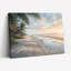 «Gallery Wrap», art mural sur toile pour le salon, la chambre à coucher, le bureau ou le vestibule - décoration murale décorative avec plage tropicale-129053879-129053881