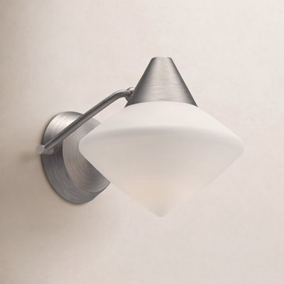 Orrin Single Frosted Bath Sconce