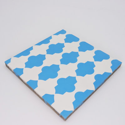 Tafraout 8" x 8" Cement Patterned Wall & Floor Tile