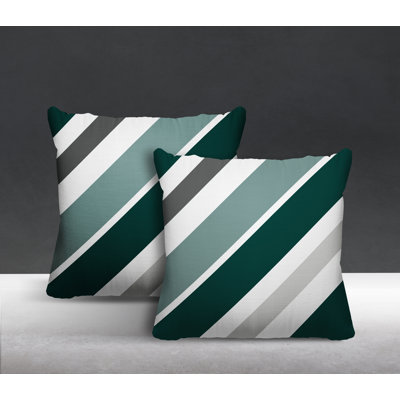 No Decorative Addition Outdoor Reversible Throw Pillow
