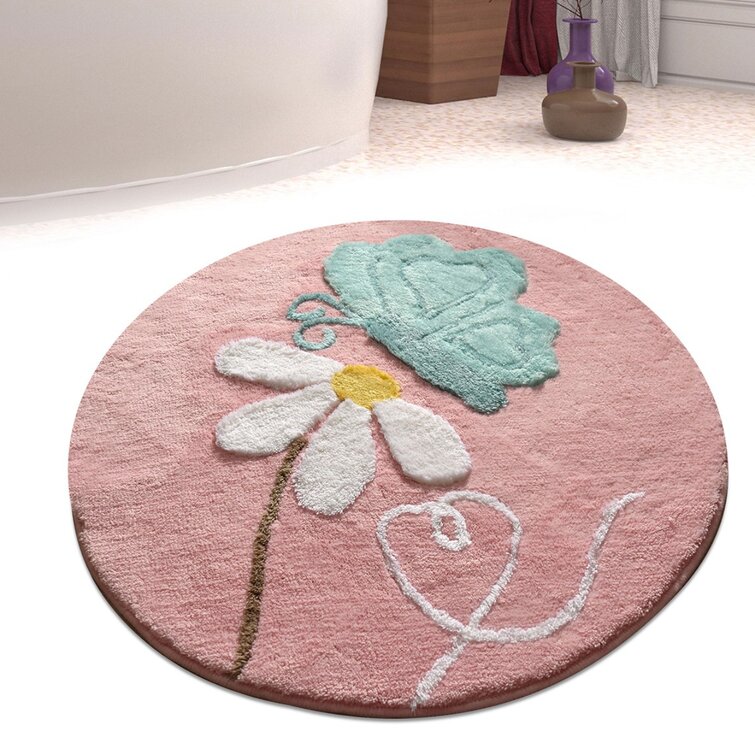 Bless international Bath Rug with Non-Slip Backing